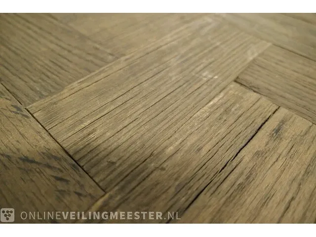 Tv meubel met onderblad visgraat ingelegd - afbeelding 10 van  10