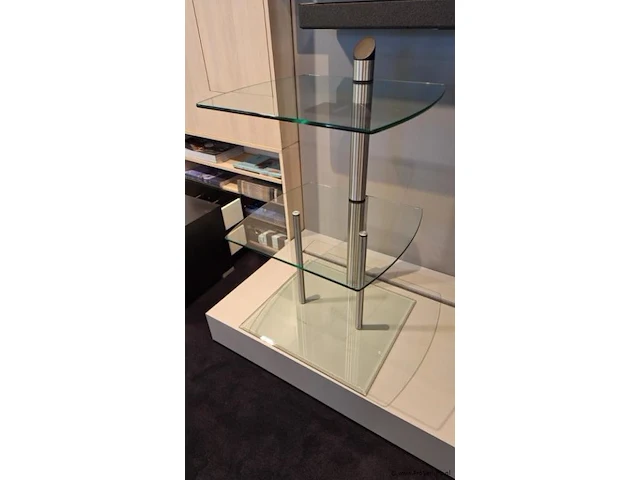 Tv-meubel van glas - 52x48x90cm - afbeelding 1 van  3