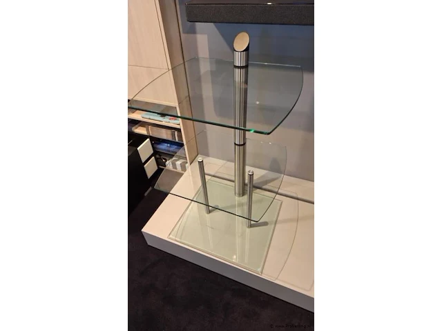 Tv-meubel van glas - 52x48x90cm - afbeelding 3 van  3
