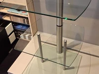 Tv-meubel van glas - 52x48x90cm - afbeelding 3 van  3