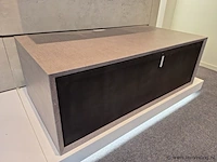 Tv-meubel, zwevend model - gestoffeerd - 106x55x37cm - afbeelding 3 van  6