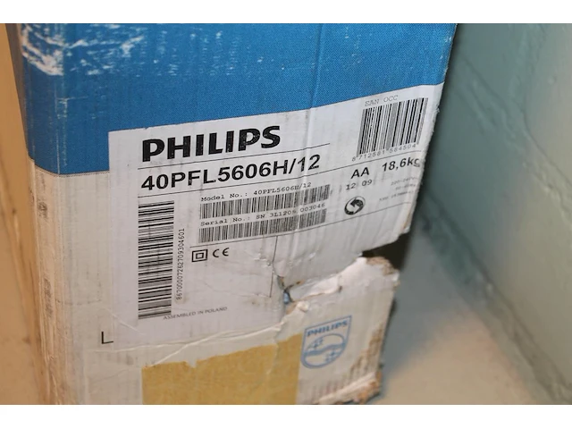 Tv philips 40pfl5606h/12 40 inch in doos. - afbeelding 2 van  2