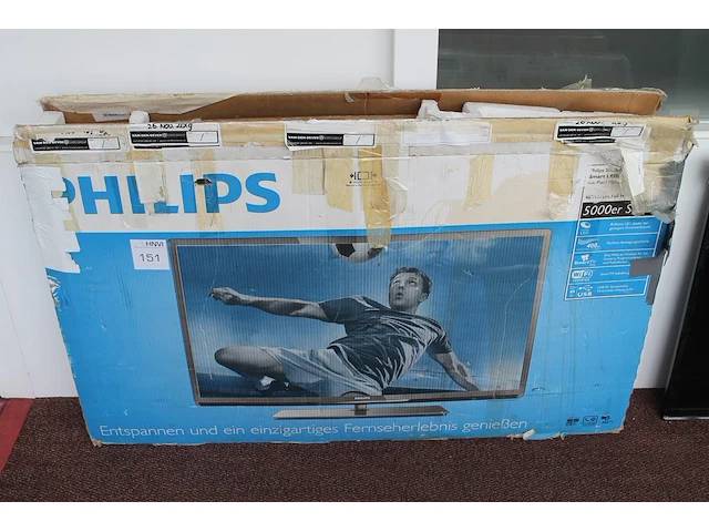 Tv philips smart led 46 inch in doos. - afbeelding 1 van  2