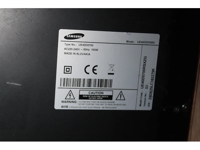 Tv samsung ue40d5700rsxzg 40 inch met afstandsbediening. - afbeelding 2 van  2