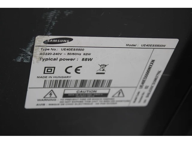 Tv samsung ue40es5550 wxxm 40 inch. - afbeelding 2 van  2