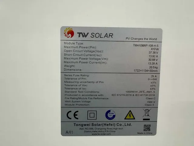 Tw solar - set van 10 black (410 wp) zonnepanelen en 1 solax x1-3.6-t-d omvormer (1-fase) - afbeelding 8 van  12
