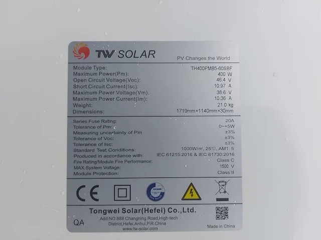 Tw-solar - t-410m54-18hv - set van 12 full black (400 wp) zonnepanelen en 1 goodwe gw5000dt omvormer (3-fase) - afbeelding 5 van  8