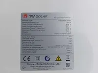 Tw-solar - t-410m54-18hv - set van 12 full black (400 wp) zonnepanelen en 1 goodwe gw5000dt omvormer (3-fase) - afbeelding 5 van  8