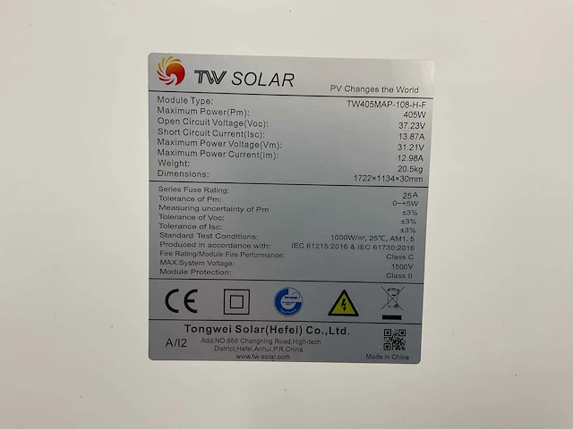 Tw solar - tw405map-108-h-f - halfcut zonnepaneel (4x) - afbeelding 2 van  5
