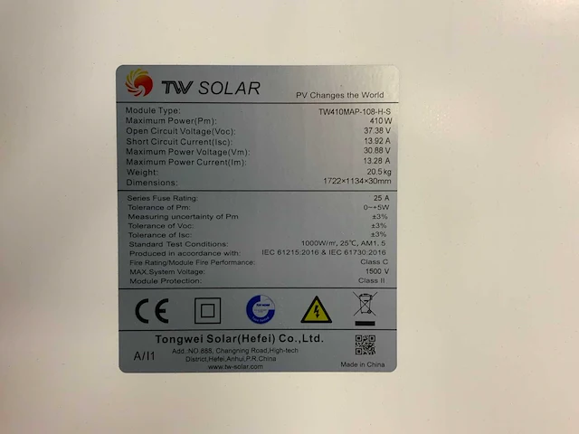 Tw solar tw410map-108-h-s zonnepanelen (7x) - afbeelding 2 van  3