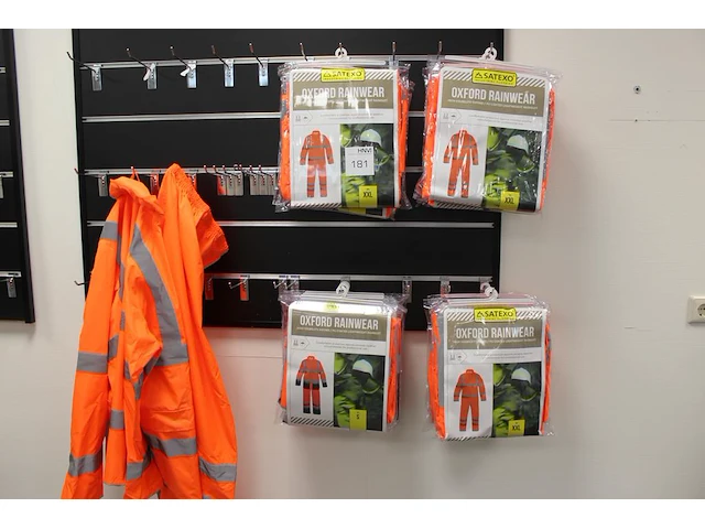 Twaalf regenpakken satexo oxford rainwear maten s en xxl - afbeelding 1 van  3