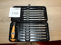 Twaalfdelige schroevendraaierset ironside in koffertje. - afbeelding 1 van  1