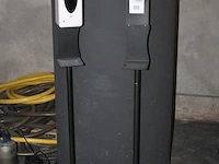Twee desinfectiedispencers op metalen statief met hoogte 160 cm. let op! een reservoir ontbreekt. - afbeelding 2 van  2