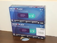 Twee dozen met synthetisch composiet handschoenen ansell microflex maat 8,5-9 - afbeelding 1 van  2