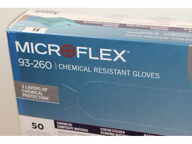 Twee dozen met synthetisch composiet handschoenen ansell microflex maat 9,5-10 - afbeelding 2 van  2