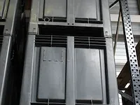 Twee europalletkisten manutan met afmeting 120 x 80 x 85 cm. - afbeelding 2 van  2