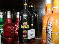 Twee flessen passoa. - afbeelding 1 van  2