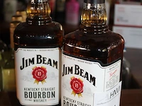 Twee flessen whisky jim beam. - afbeelding 2 van  2