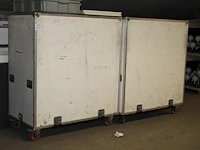 Twee flightcases met afmeting 144 cm x 80 cm x 165 cm - afbeelding 1 van  1