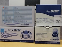 Twee halfgelaatsmaskers rsg 300e maat l incl. filters - afbeelding 1 van  3