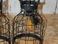 Twee hanglampen met doorsnede 20 cm. - afbeelding 2 van  2
