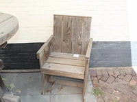 Twee houten stoelen. afmeting 60 x 55 x 96 cm. - afbeelding 1 van  3