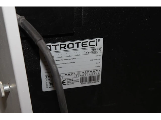 Twee infraroodpanelen trotec tih630 630 w. - afbeelding 2 van  2