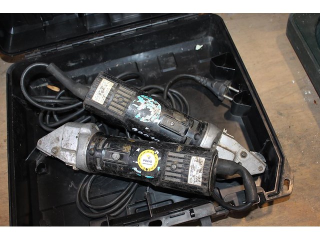 Twee knabbelscharen draco in kunststof koffer. - afbeelding 2 van  2