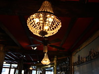 Twee kristallook hanglampen doorsnede 40 cm. - afbeelding 1 van  2