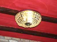 Twee kristallook plafonnieres doorsnede 40 cm. - afbeelding 3 van  3