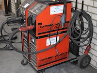 Twee mig lasapparaten kemppi pro mig 500l en kemppi pro mig 500 met koelingen pro cool 10 en pro 4000 op kar. - afbeelding 2 van  5