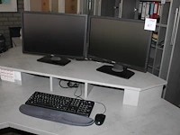 Twee monitoren dell 21 en 24 inch. - afbeelding 1 van  3