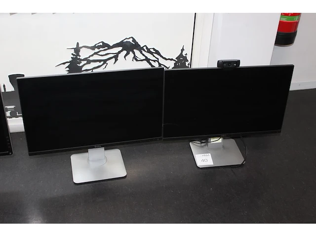 Twee monitoren dell 24 inch. - afbeelding 2 van  2