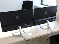 Twee monitoren hp m24f. - afbeelding 1 van  2