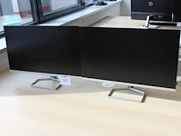 Twee monitoren hp m24f. - afbeelding 2 van  2
