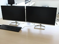 Twee monitoren hp m24f. - afbeelding 1 van  2