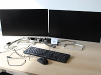 Twee monitoren hp m24f. - afbeelding 2 van  2