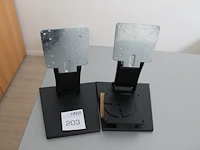 Twee monitorsteunen. - afbeelding 1 van  1