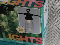 Twee outdoor party led verlichtingen. lengte 12,5 meter. - afbeelding 2 van  2