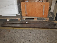 Twee overzetlepels t.b.v. heftruck lengte 215 cm. - afbeelding 1 van  1