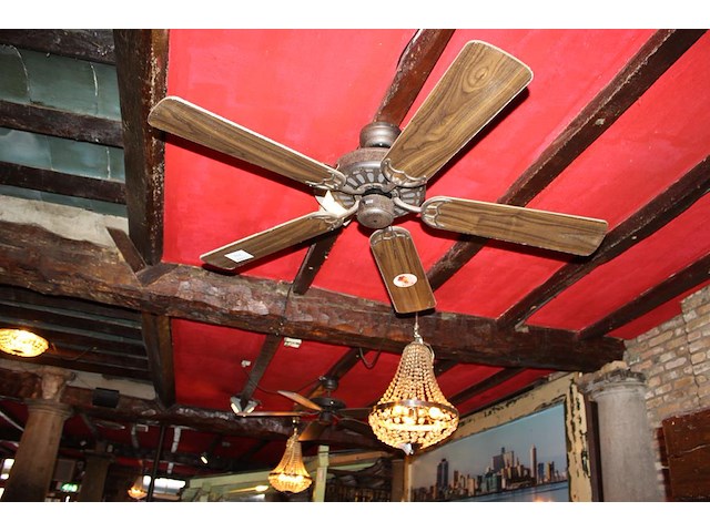 Twee plafond ventilatoren doorsnede 125 cm. - afbeelding 3 van  3