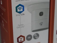 Twee smart carbon monoxide alarm nedis type zbdc011wt, volume 85 db, afm. 60 x 60 x 50 mm - afbeelding 2 van  2