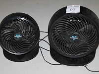 Twee tafelventilatoren vornado met doorsnedes 23 en 28 cm. - afbeelding 1 van  1