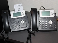 Twee telefoons yealink - afbeelding 1 van  2