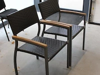 Twee terrasstoelen. - afbeelding 2 van  2