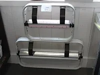 Twee wand inpakpapierhouders met breedte 38 en 58 cm. - afbeelding 1 van  2