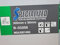 Twee zaagbladen voor aluminium 305 mm x 30 mm - afbeelding 2 van  2
