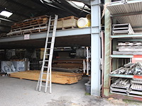 Tweedelige aluminium ladder dirks met 2x 12 treden. - afbeelding 1 van  4