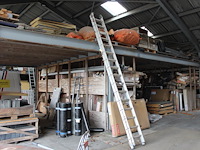 Tweedelige ladder. 2x 16 treden. - afbeelding 1 van  3