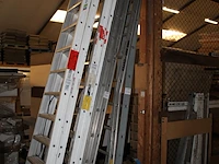 Tweedelige ladder dirks 2x12 treden. - afbeelding 2 van  2